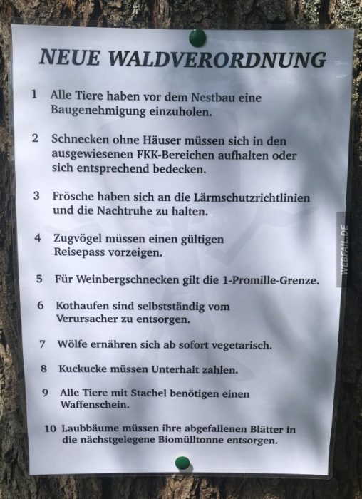 Neue Regeln, aber nicht mit uns!